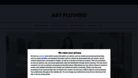 What Artplugged.co.uk website looked like in 2023 (1 year ago)