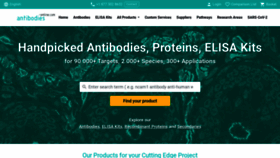 What Antibodies-online.com website looked like in 2023 (2 years ago)