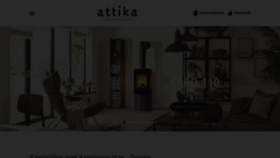 What Attika.ch website looked like in 2023 (1 year ago)