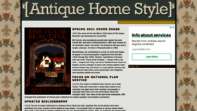 What Antiquehomestyle.com website looked like in 2023 (1 year ago)