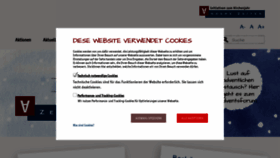 What Anderezeiten.de website looked like in 2023 (1 year ago)