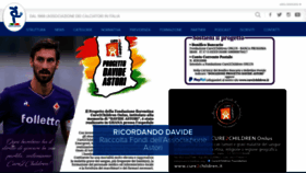 What Assocalciatori.it website looked like in 2023 (1 year ago)