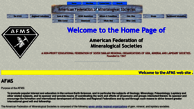 What Amfed.org website looked like in 2023 (1 year ago)