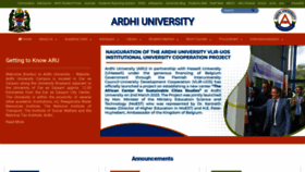 What Aru.ac.tz website looked like in 2023 (3 years ago)