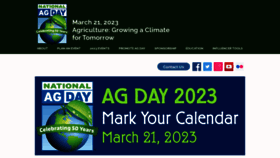 What Agday.org website looked like in 2023 (1 year ago)