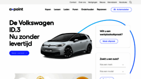 What A-point.nl website looked like in 2023 (1 year ago)