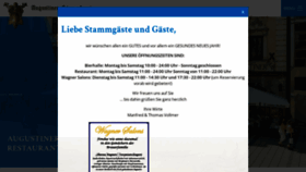 What Augustiner-restaurant.com website looked like in 2023 (1 year ago)
