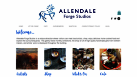 What Allendaleforgestudios.co.uk website looked like in 2023 (1 year ago)