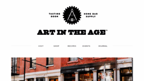 What Artintheage.com website looked like in 2023 (1 year ago)