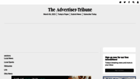 What Advertiser-tribune.com website looked like in 2023 (1 year ago)