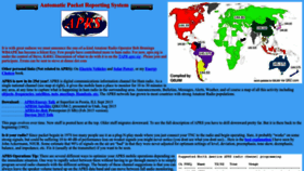 What Aprs.org website looked like in 2023 (2 years ago)