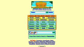 What Awesomelibrary.org website looked like in 2023 (1 year ago)