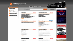 What Autopolis.lt website looked like in 2023 (1 year ago)