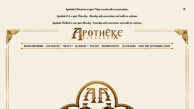 What Apothekenyc.com website looked like in 2023 (1 year ago)