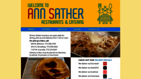 What Annsather.com website looked like in 2023 (1 year ago)