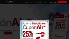 What Aviorair.com website looked like in 2023 (2 years ago)