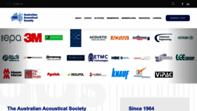 What Acoustics.asn.au website looked like in 2023 (1 year ago)
