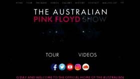 What Aussiefloyd.com website looked like in 2023 (1 year ago)