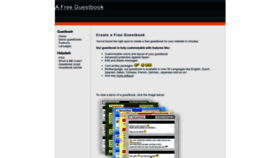 What A-free-guestbook.com website looked like in 2023 (1 year ago)