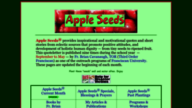 What Appleseeds.org website looked like in 2023 (1 year ago)
