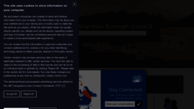What Allerdale.gov.uk website looked like in 2023 (1 year ago)