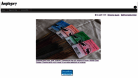 What Amphigory.com website looked like in 2023 (2 years ago)