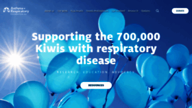 What Asthmafoundation.org.nz website looked like in 2023 (1 year ago)