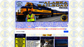 What Alaskarails.org website looked like in 2023 (1 year ago)