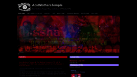 What Acidmothers.com website looked like in 2023 (1 year ago)