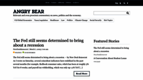 What Angrybearblog.com website looked like in 2023 (1 year ago)