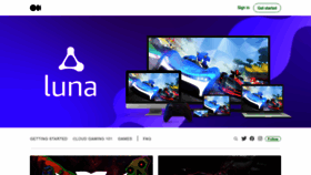 What Amazonluna.blog website looked like in 2023 (1 year ago)
