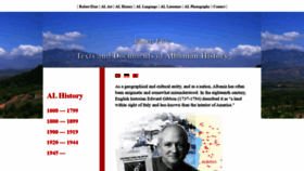 What Albanianhistory.net website looked like in 2023 (1 year ago)