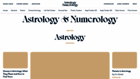 What Astrology-numerology.com website looked like in 2023 (1 year ago)
