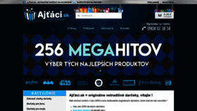 What Ajtaci.sk website looked like in 2023 (1 year ago)