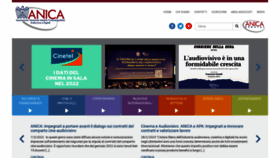 What Anica.it website looked like in 2023 (1 year ago)
