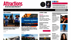 What Attractionsmanagement.com website looked like in 2023 (2 years ago)