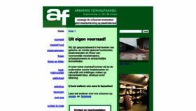 What Af.nl website looked like in 2023 (1 year ago)