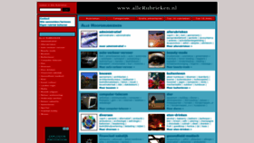 What Allerubrieken.nl website looked like in 2023 (1 year ago)