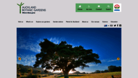 What Aucklandbotanicgardens.co.nz website looked like in 2023 (1 year ago)