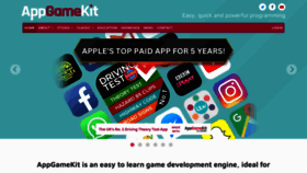 What Appgamekit.com website looked like in 2023 (1 year ago)