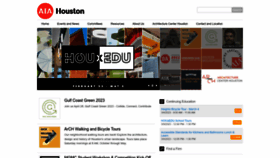 What Aiahouston.org website looked like in 2023 (1 year ago)