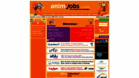What Animjobs.com website looked like in 2023 (1 year ago)