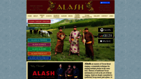 What Alashensemble.com website looked like in 2023 (1 year ago)