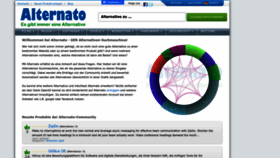 What Alternato.de website looked like in 2023 (1 year ago)