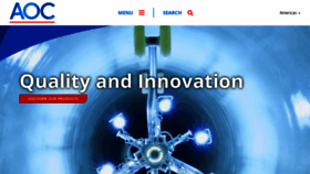 What Aocresins.com website looked like in 2023 (2 years ago)