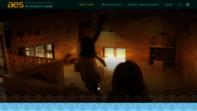 What Aes.ac.in website looked like in 2023 (3 years ago)