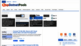 What Aspdotnet-pools.com website looked like in 2023 (1 year ago)