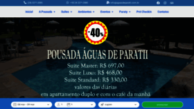What Aguasdeparatii.com.br website looked like in 2023 (1 year ago)