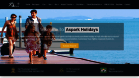 What Asparkholidays.com website looked like in 2023 (1 year ago)