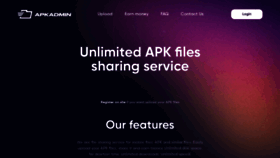 What Apkadmin.com website looked like in 2023 (1 year ago)